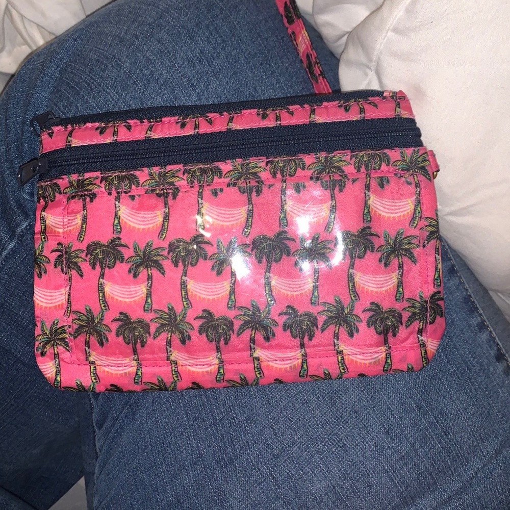 A palm tree/ID/phone holder simply southern bag